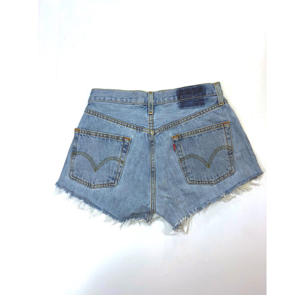 Levi's Light Blue Denim Cutoff Jean Shorts